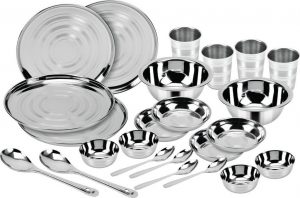 Kitchen Pro Stainless Steel Dinner Set