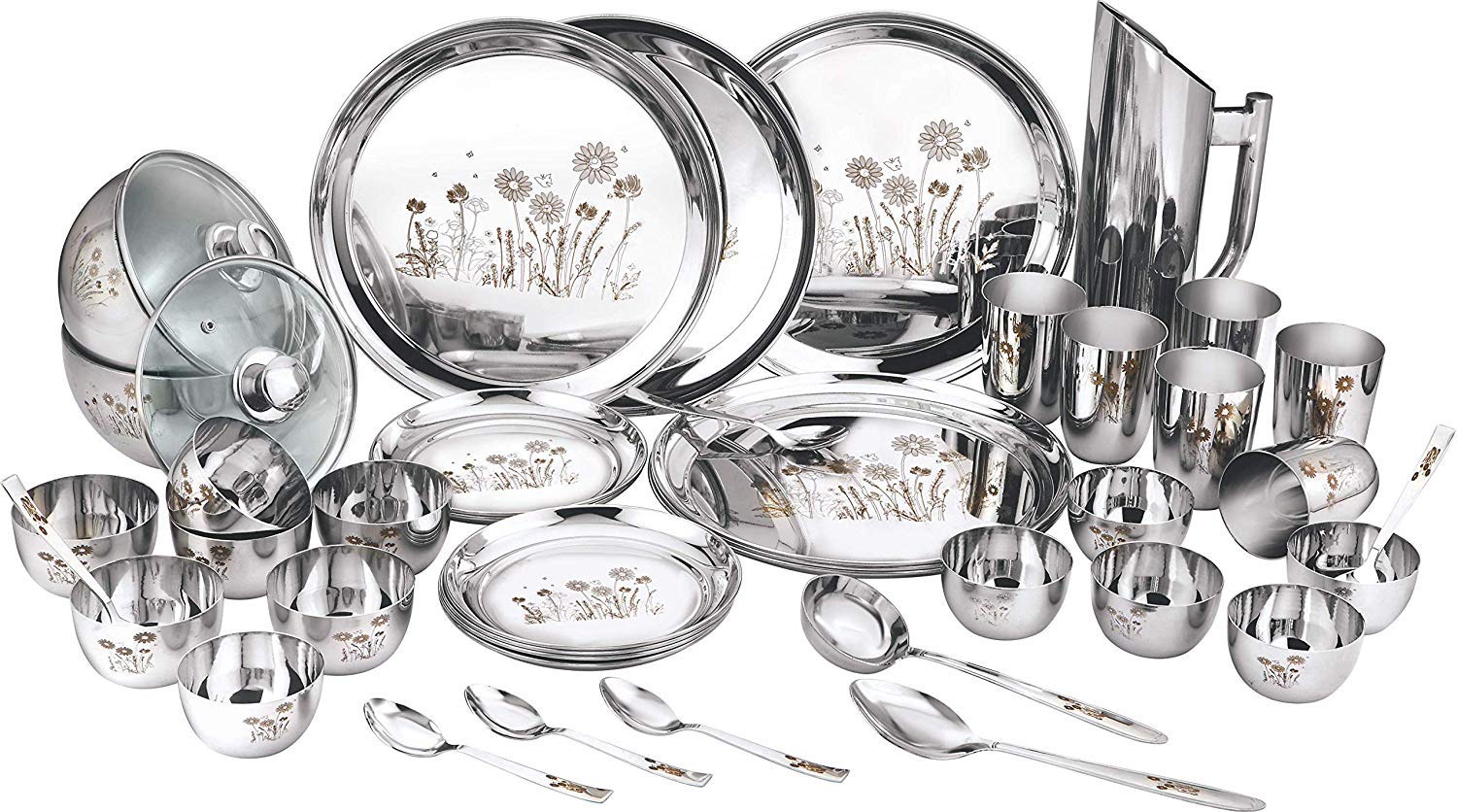 Stainless Steel Dinner Set