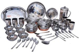 SAGER Platinum Collection Stainless Steel Dinner Set