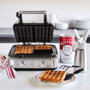 Satisfactory waffle-maker for thick waffles