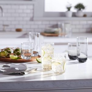 Libbey Polaris 16-Piece Rocks Glass Set and Tumbler