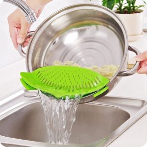 Silicone strainer