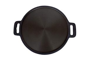 Bharath Agencies Pre-Seasoned Cast Iron Dosa Tawa (12-inch)