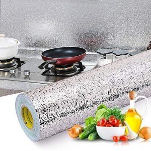 Backsplash Self Adhesive Wallpaper Foil Stickers Oil Proof Waterproof Stove