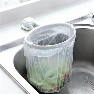 Trash Bag Hanger for the Kitchen Sink