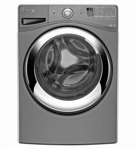 Washing machine with front loading