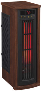 Duraflame Portable Cherry Electric Infrared Quartz Oscillating Tower Heater