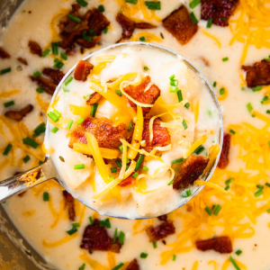 Instant Pot Loaded Potato Soup 