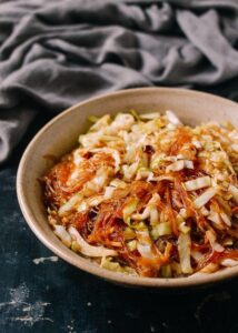 Cabbage glass noodles