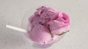 Chia Rose Icecream Recipe