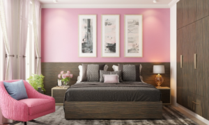 Pearl Pink Color Wall