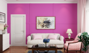 Sensational Neon Pink Wall Paint