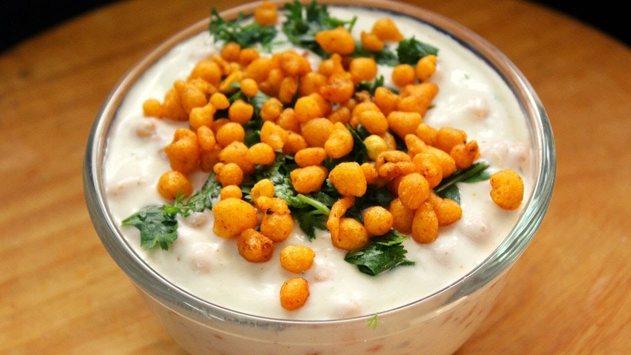 Boondi raita prepration technique