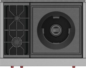 Liquid Propane Rangetop with 3 Sealed Burners