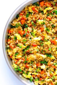 COMPOSITION OF Fried Rice HOMEMADE