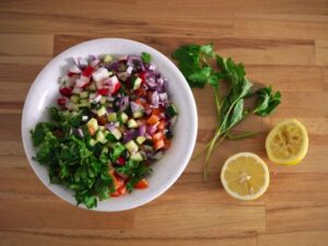 Carved Heart Salad