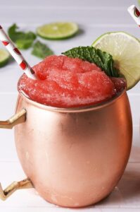 Frozen Watermelon Mules