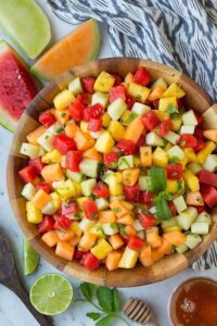 Pineapple fruit salad