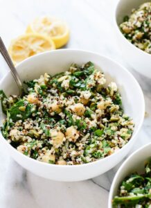 Salad of quinoa and chickpea