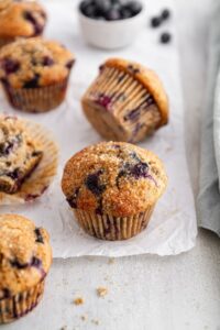 Sourdough Blueberry Mini Muffins