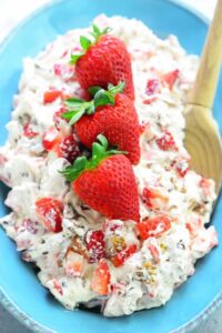 Strawberry Pecan Pretzel Salad