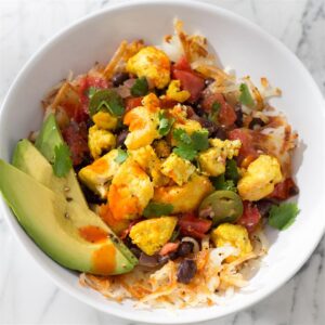 Ultimate Tofu Breakfast Burrito Bowls