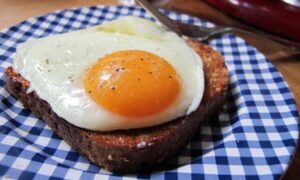 Use Low Temperature to Fry Eggs