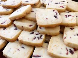 Recipe for Cranberry Shortbread Cookies