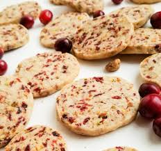 Cranberry Pistachio Short Bread Cookies Recipe