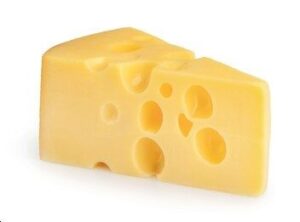 A piece of cheese