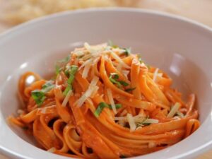 Creamy Tomato sauce Spaghetti 