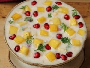 Lobia-Pineapple Raita