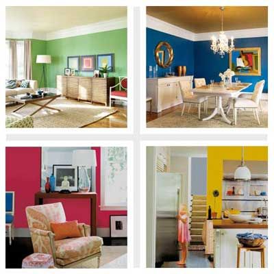 Set the right mood for your home with these coordinated colour palettes!