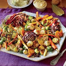 Easy quick recipe for roasted vegetable salad